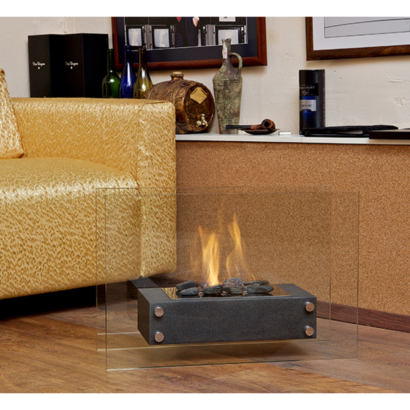 Напольный биокамин Standart Air Black