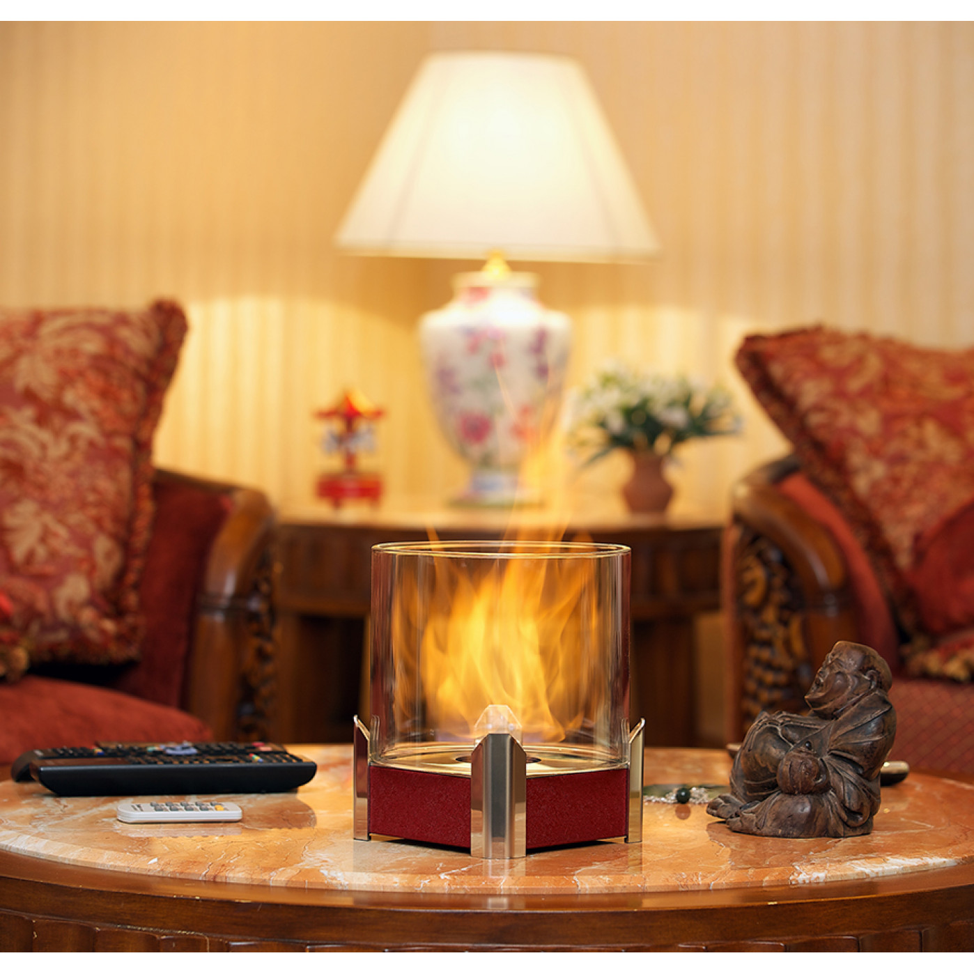 Настольный биокамин Nano 1 Premium Red