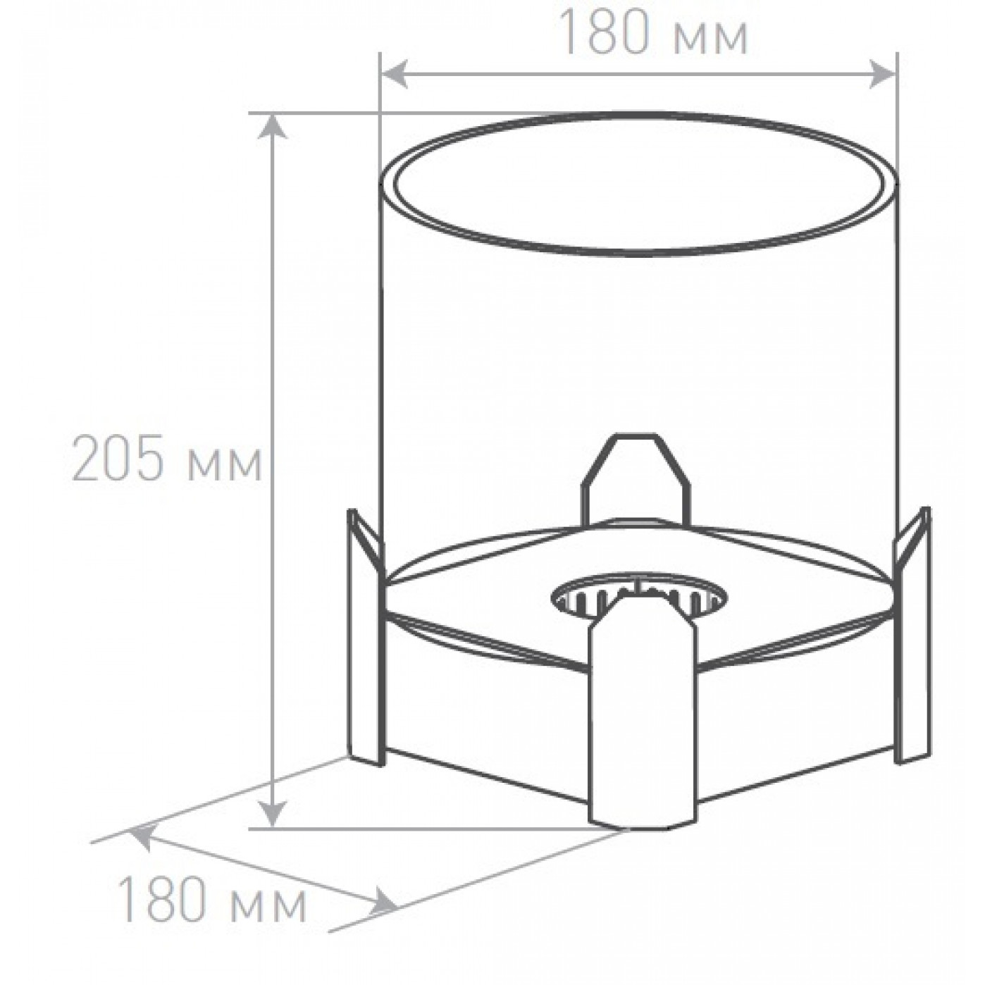 Настольный биокамин Nano 1 Premium Red