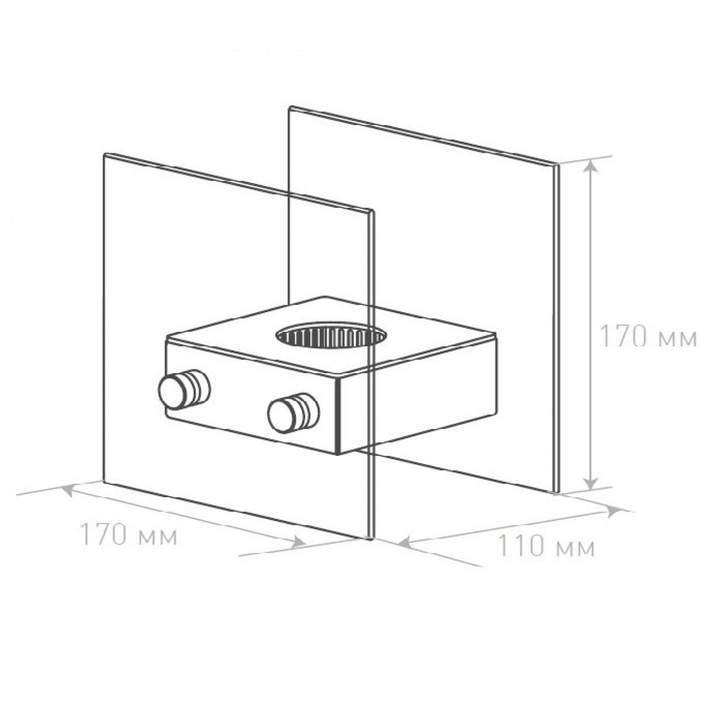 Настольный биокамин Nano 3 Black Edition