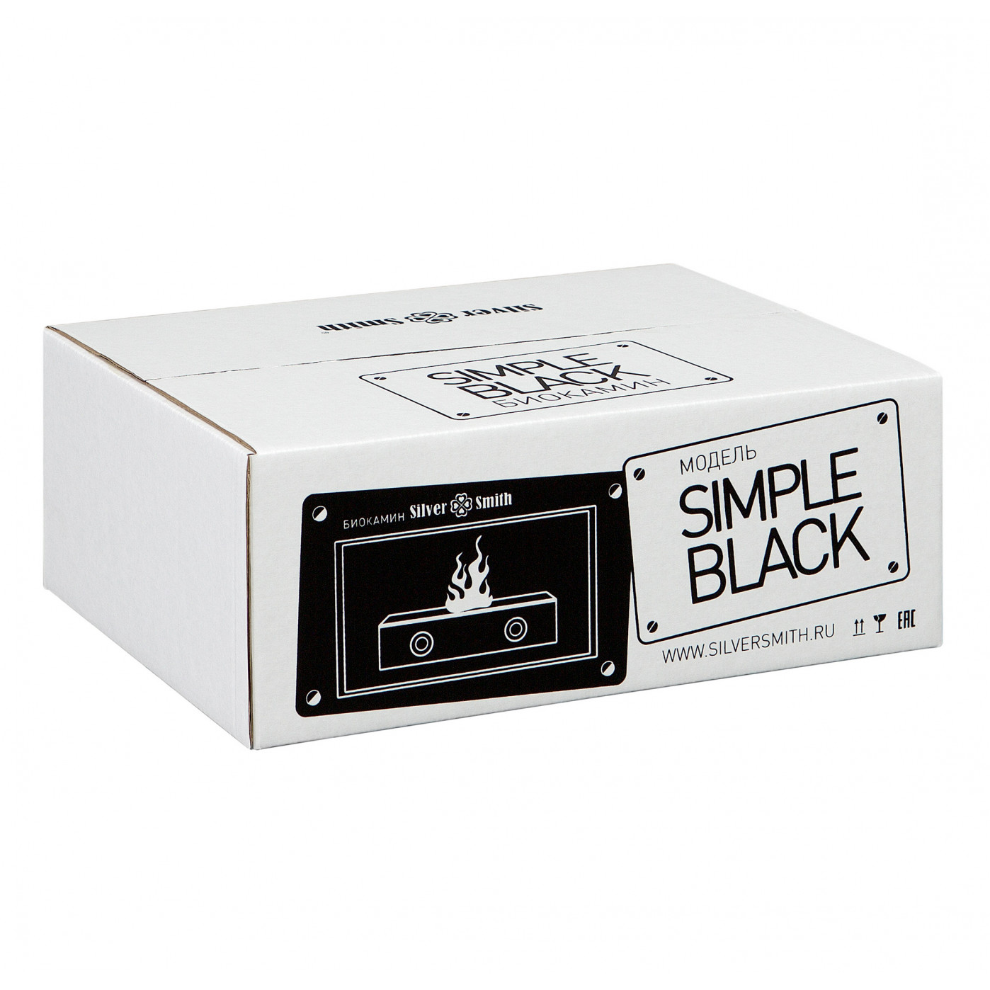 Настольный биокамин Simple Black