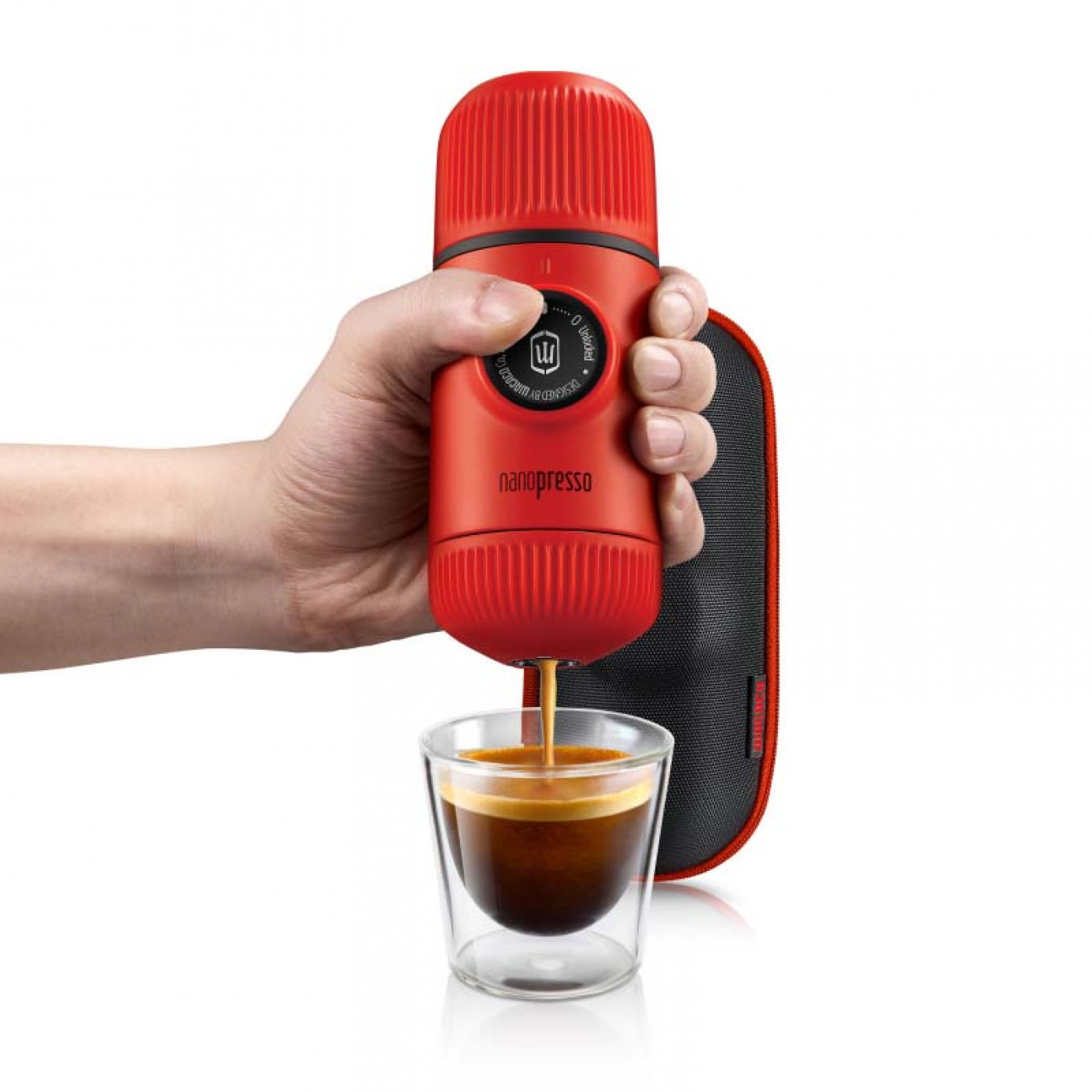 Ручная мини-кофемашина Wacaco Nanopresso Lava Red купить в интернет ...