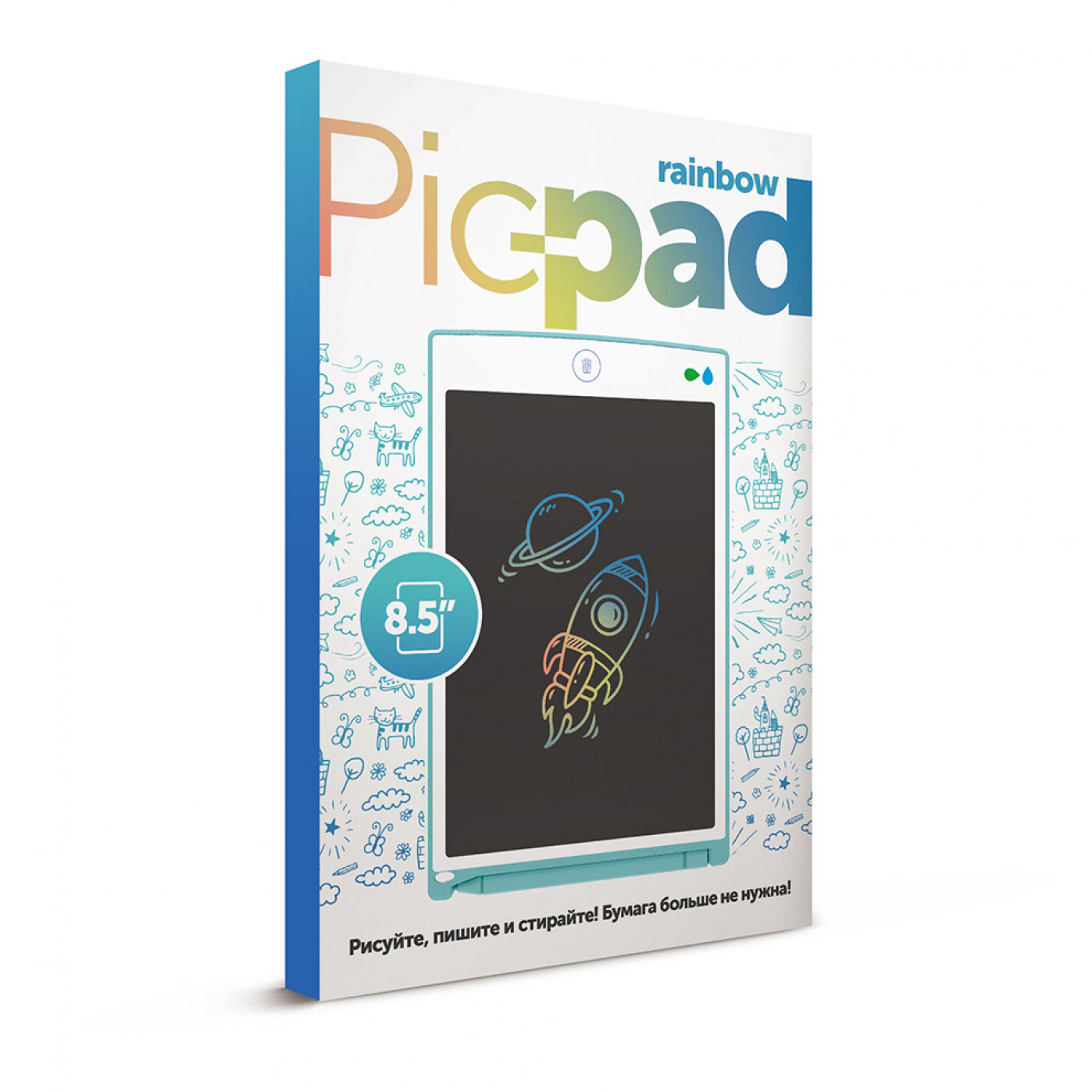 Планшет для рисования Pic-Pad с ЖК-экраном Rainbow Blue Планшет для рисования Pic-Pad с ЖК-экраном Rainbow Blue