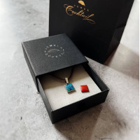 Мужской HI-TECH кулон с живым посланием Gidor Океан-2