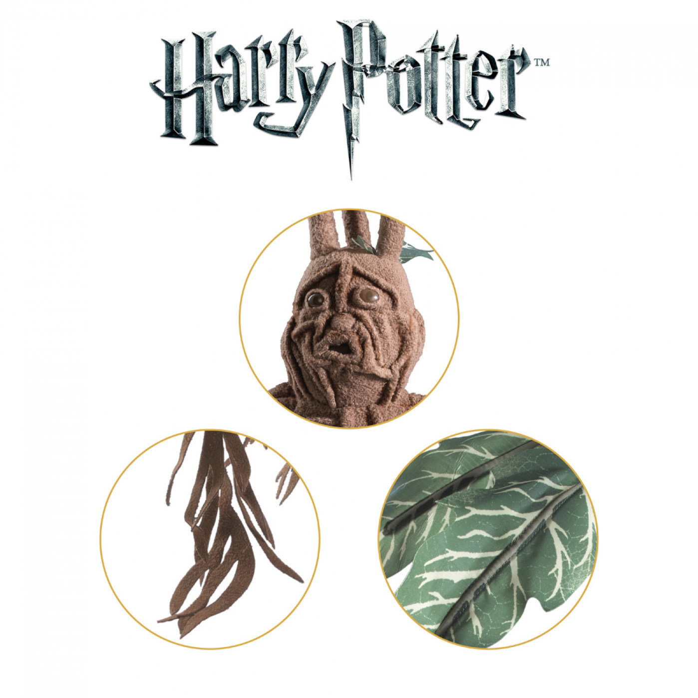 Мягкая игрушка Гарри Поттер Корень мандрагоры (без горшка)