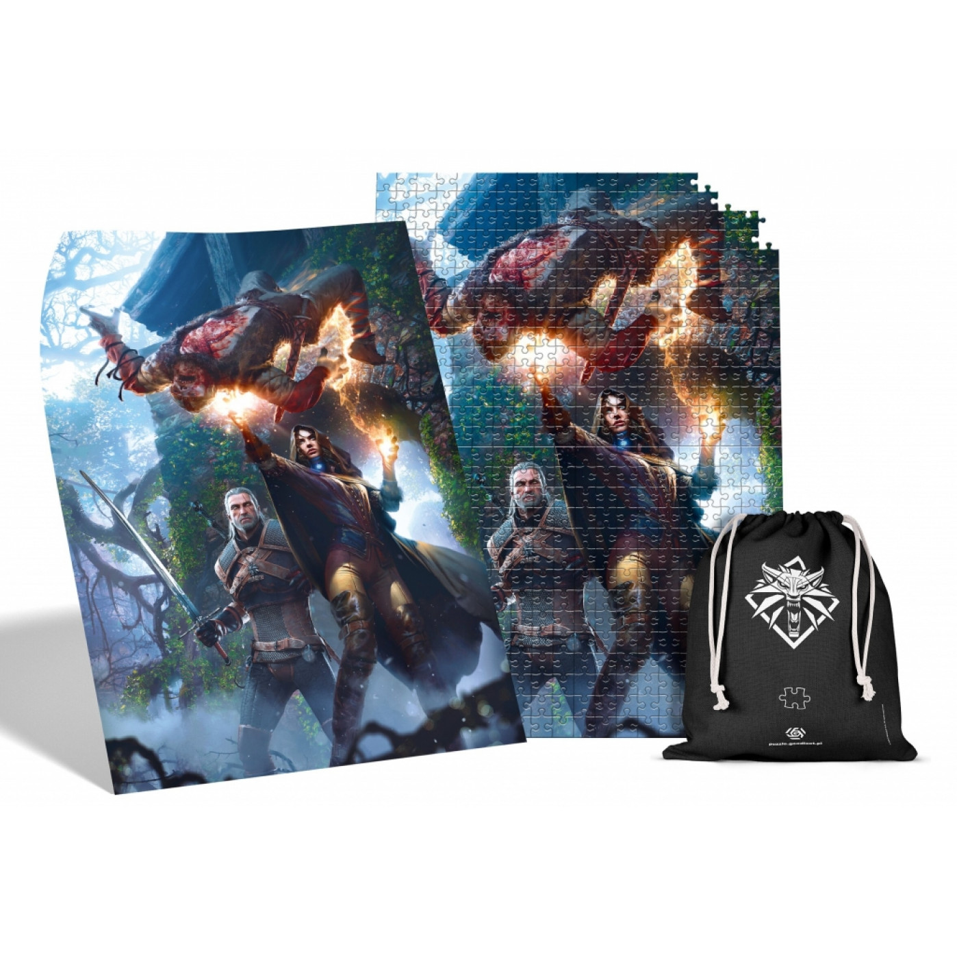 Пазлы The Witcher (разные дизайны) - сцены из Ведьмака