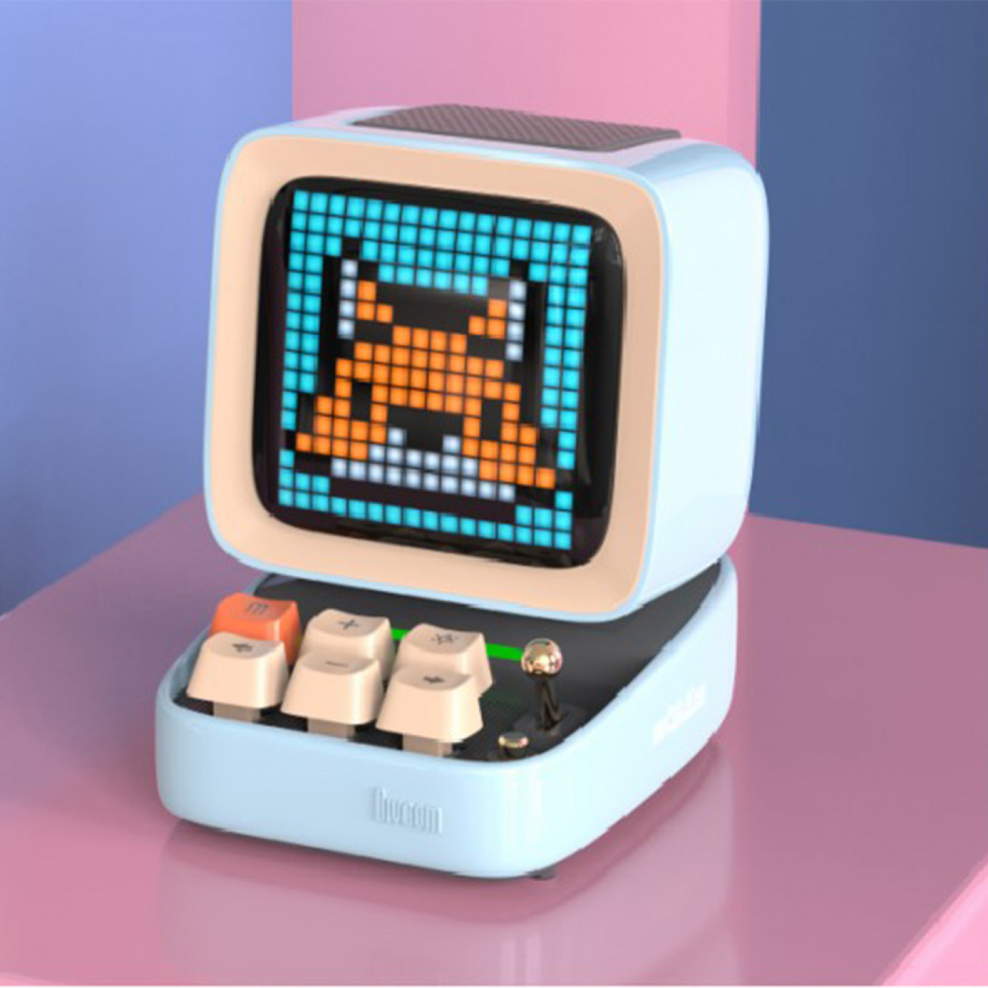 Портативная колонка Divoom Ditoo Pro, голубая