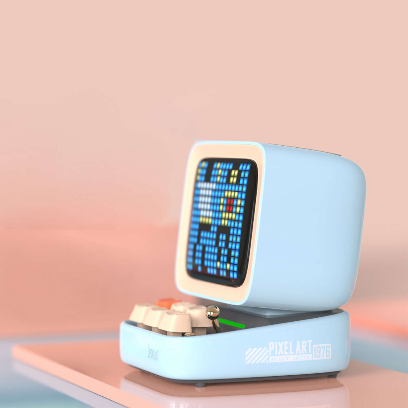 Портативная колонка Divoom Ditoo Pro, голубая