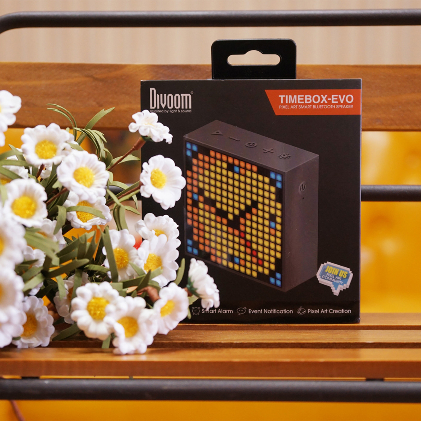 Портативная колонка Divoom Timebox-Evo, чёрная