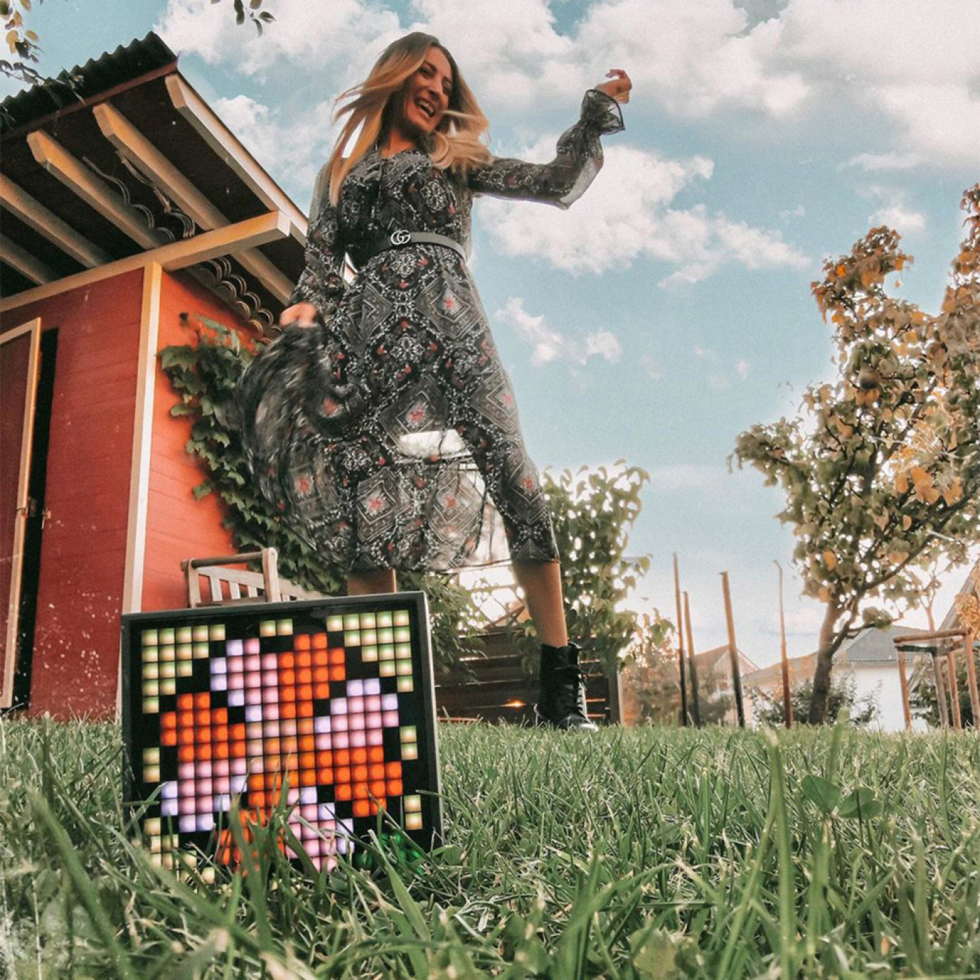 Портативная колонка Divoom Timebox-Evo, чёрная