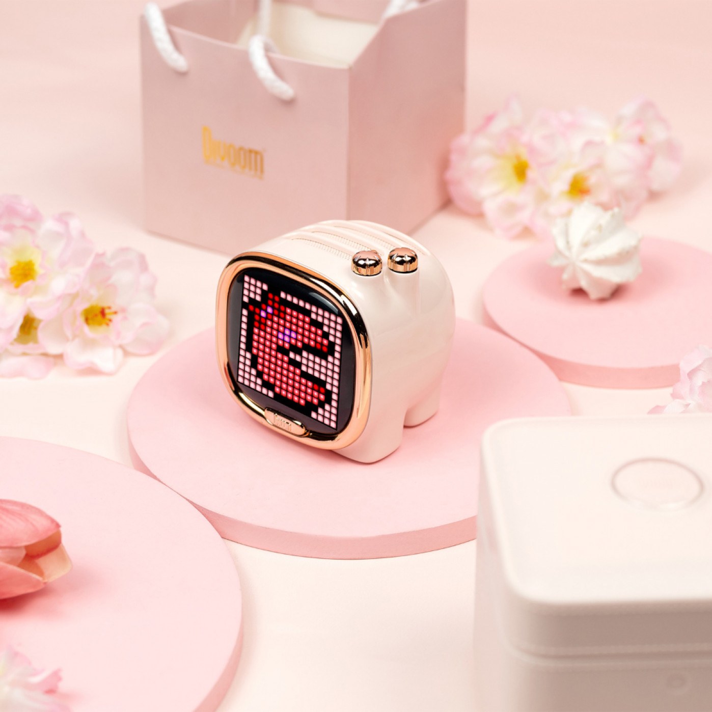 Портативная колонка Divoom Zooe, розовая