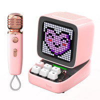 Колонка с микрофоном Divoom Ditoo Mic, розовая