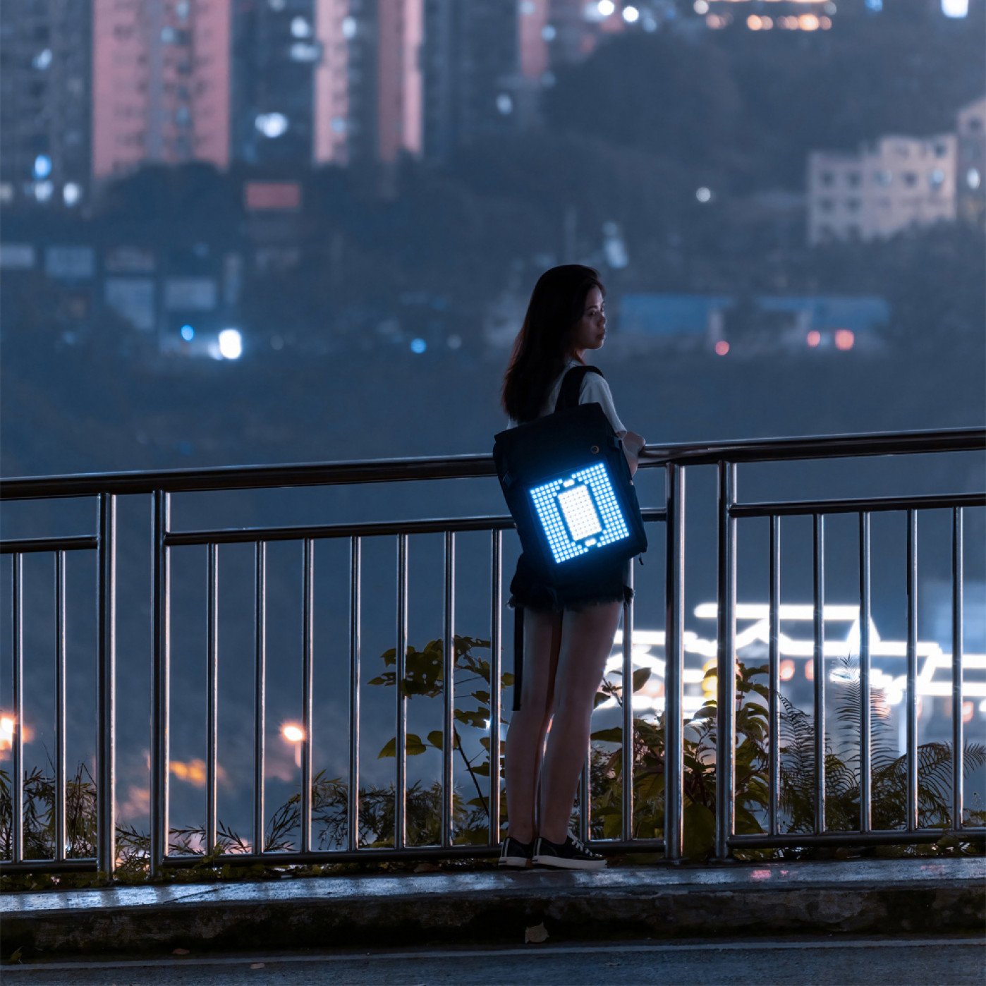 Рюкзак с кастомизируемой LED панелью Divoom 