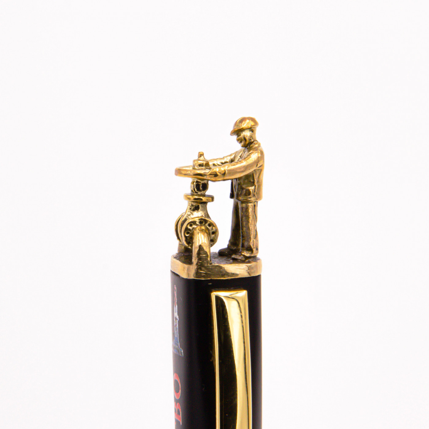 Ручка «Газовик» в футляре, черный корпус