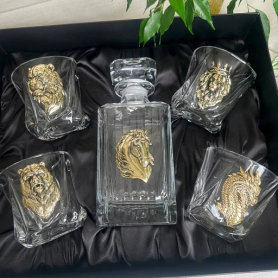 Набор для виски Лошадь в подарочной коробке-2