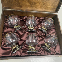 Набор из 6 бокалов для коньяка Лошадь