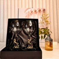 Набор из 2-х бокалов для вина Лошадь-2 Набор из 2-х бокалов для вина Лошадь-2