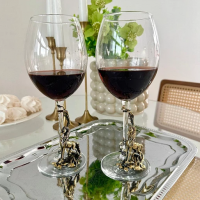 Набор из 2-х бокалов для вина Лошадь Набор из 2-х бокалов для вина Лошадь