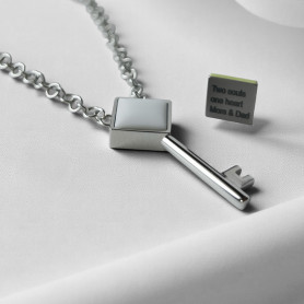 HI-TECH Женская подвеска с живым посланием Key Баланс