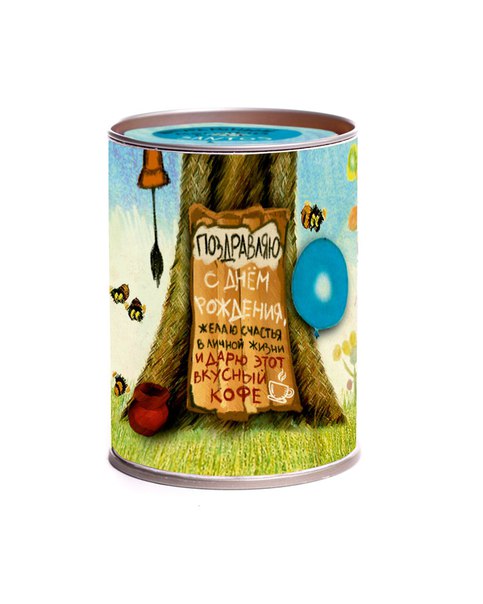 Кофе С днем рождения по цене 380 ₽ в интернет-магазине подарков MagicMag