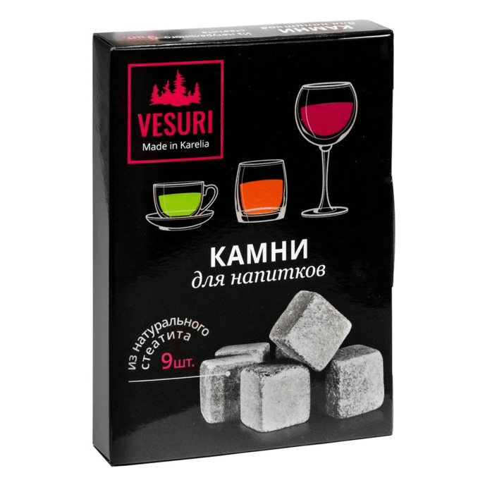Охлаждающие камни для напитков из натурального стеатита купить в ...