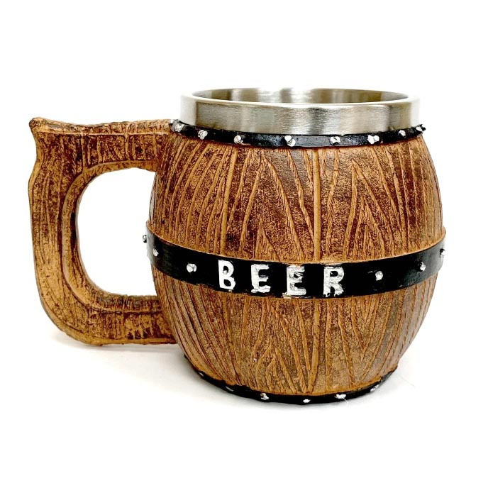 Большая кружка Beer в стиле викингов купить в интернет-магазине ...