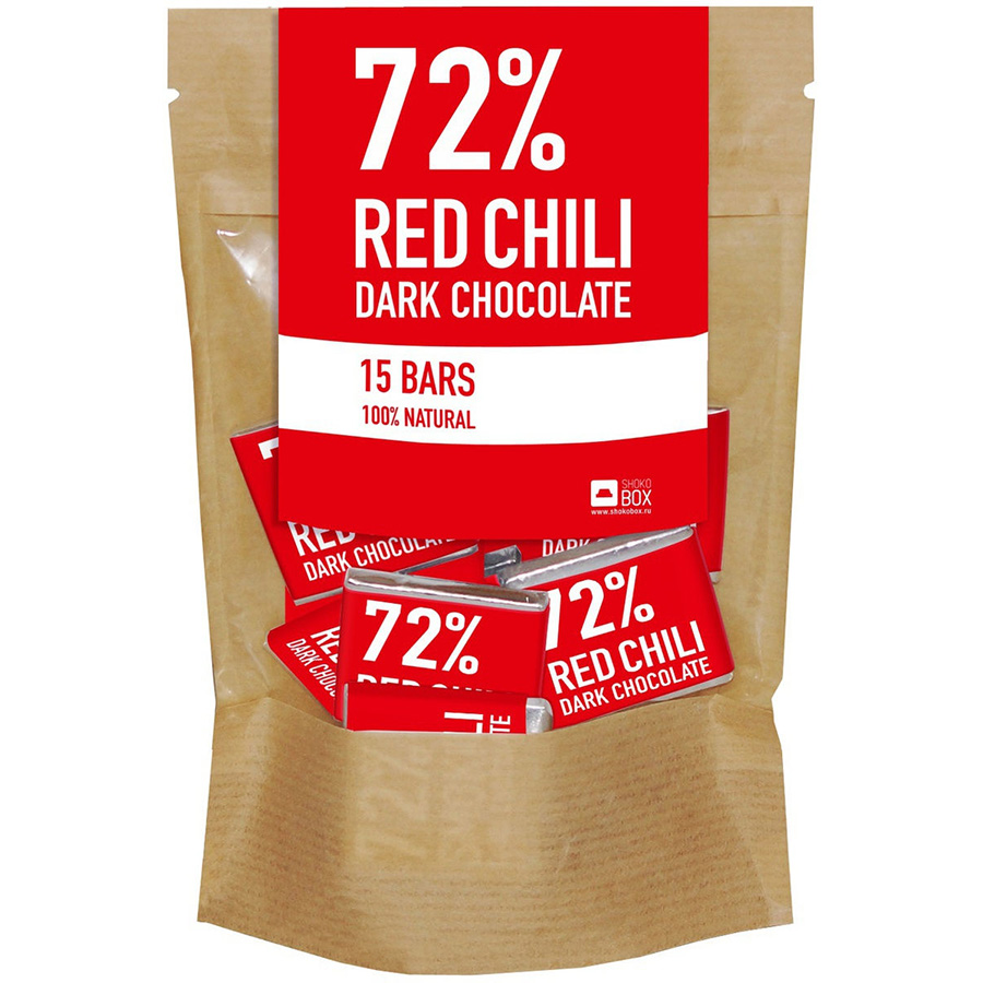 Горький шоколад с перцем Red Chili купить в интернет-магазине, подарки ...